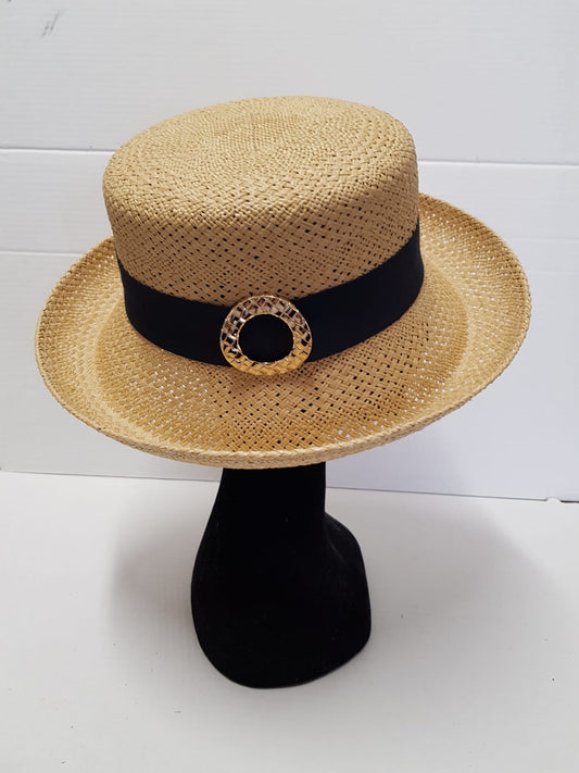 Hat with strap