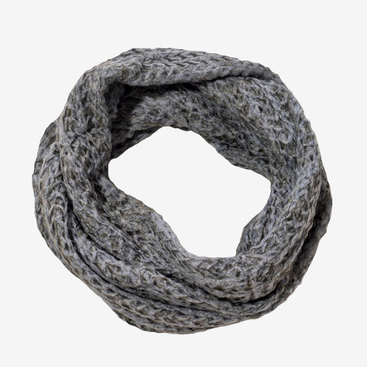 Gray ring scarf